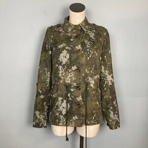 AEROPOSTALE Camouflaged Military Style Utility Jacket Shacket 100% cotton Size S